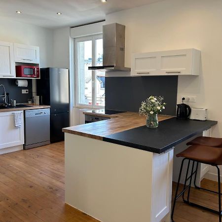 Appartement Confortable De 80M2 Centre Ville De Quimper & Parking Prive Buitenkant foto